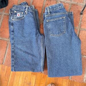 Two Identical Pairs! Rockies Blue Straight Leg Jeans